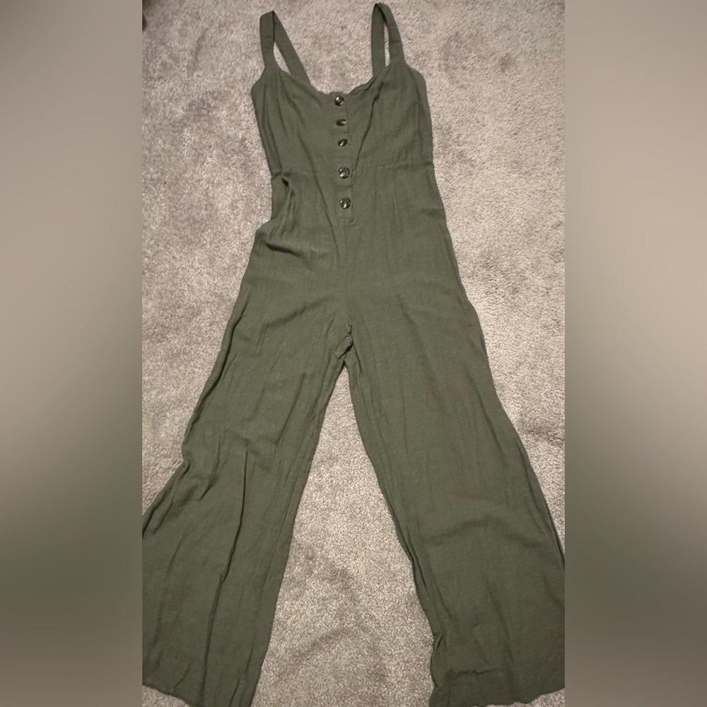 Olive Green Jumpsuit